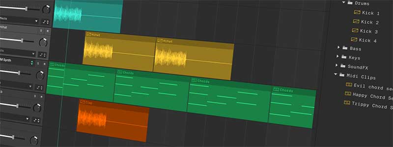 soundwaves on a computer screen